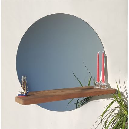 Огледало в рафт SUNSET 70x70 cм бор