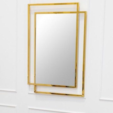 Огледало VIDO 110x80 см златист