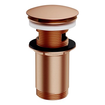 OMNIRES A706CPB - Сифон за мивка CLICK-CLACK Ø 6,6 см матов меден