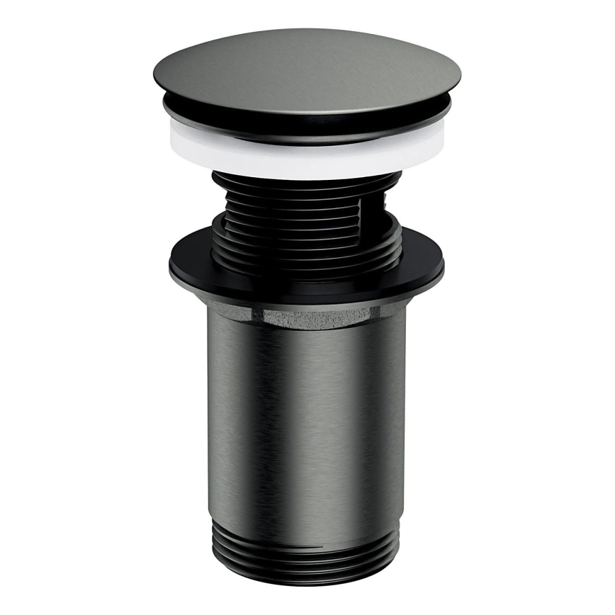 OMNIRES A706GR - Click-Clack сифон за мивка Ø 6,6 см, матиран графит