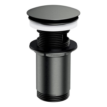 OMNIRES A706GR - Клапан за отпадъци за басейн CLICK-CLACK Ø 6,6 см матов графитен