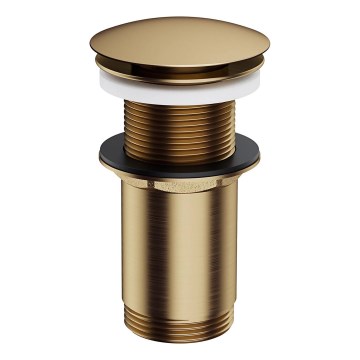 OMNIRES A716BR - Click-Clack сифон за мивка, Ø 6,6 см, античен бронз с матиран ефект