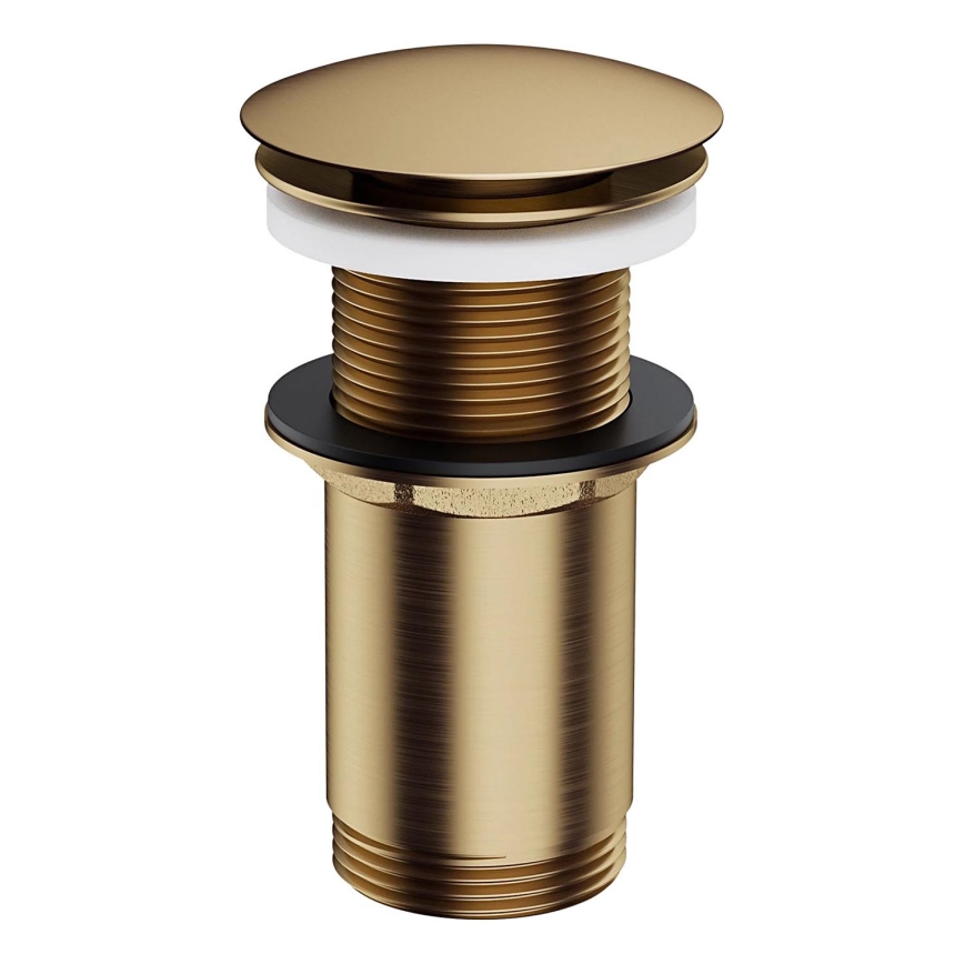 OMNIRES A716BR - Click-Clack сифон за мивка, Ø 6,6 см, античен бронз с матиран ефект