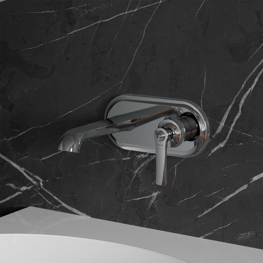 OMNIRES AM5215CR - Смесител за мивка за вграждане ARMANCE, лъскав хром