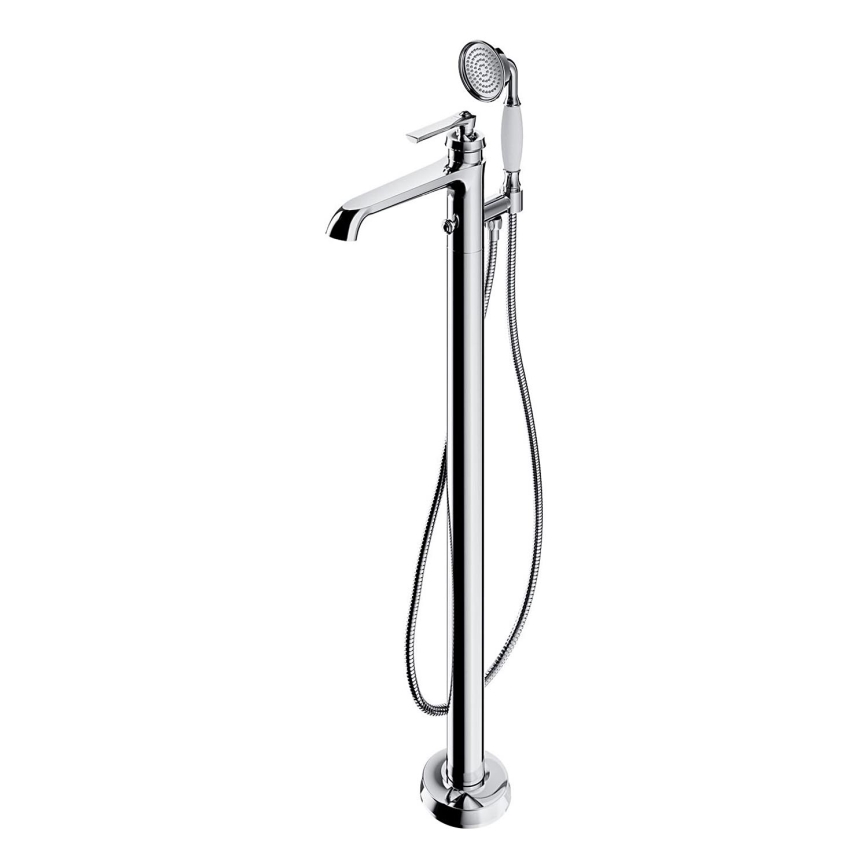 OMNIRES AM5233CR - Свободно стоящ комплект за вана с батерия ARMANCE, лъскав хром