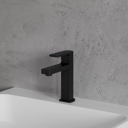 OMNIRES BA7810BL - смесител за мивка BARETTI 17 см матово черен