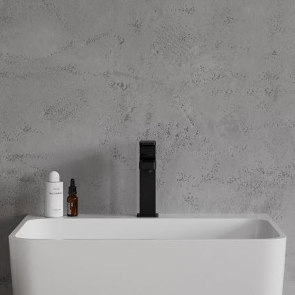 OMNIRES BA7810BL - смесител за мивка BARETTI 17 см матово черен