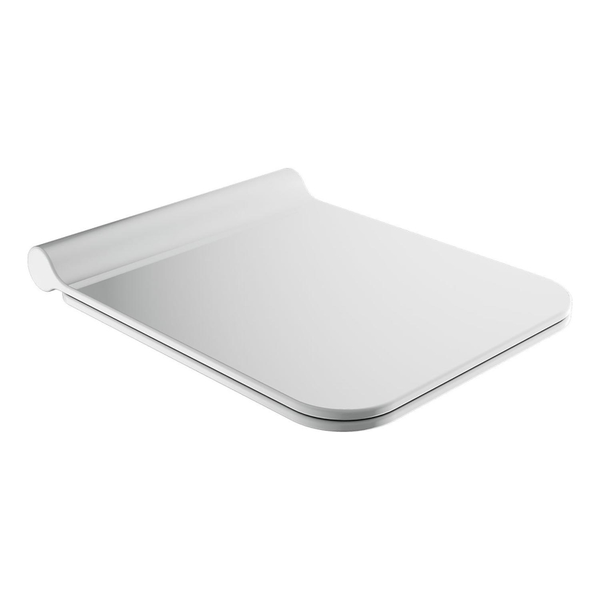 OMNIRES BOSTONDEBP - Тоалетна седалка SoftClose BOSTON duroplast/блестящо бял