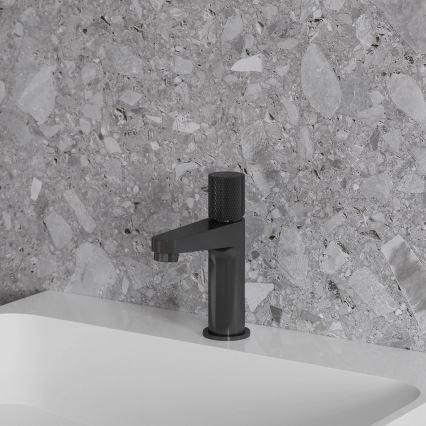OMNIRES CT8010AT - Смесител за умивалник CONTOUR 16,6 cm четкан антрацит