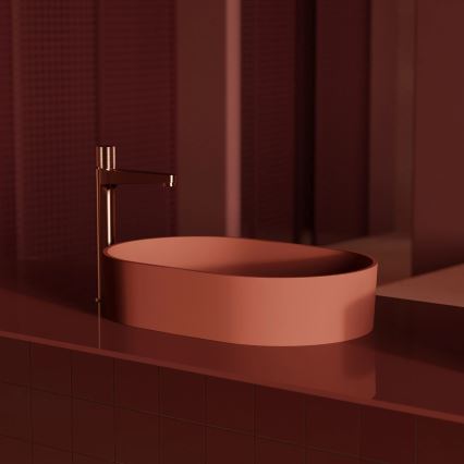 OMNIRES CT8012CPB - Смесител за умивалник CONTOUR 31,2 см, четкан меден финиш