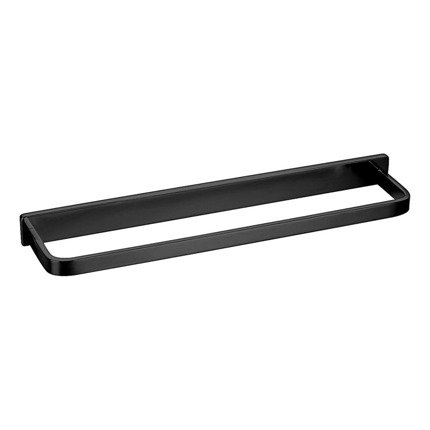 OMNIRES DA70230BL - Стенна закачалка за кърпи DARLING 37 см полуматов черен