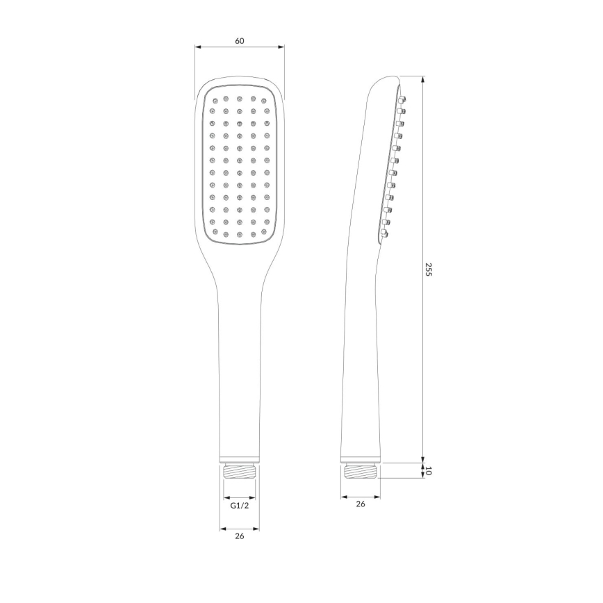 OMNIRES HUDSONX-PCR - Душ комплект HUDSONX с лъскав хром