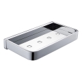 OMNIRES LU30330CR - Стенна полица за душ LUGANO 20 см, лъскав хром