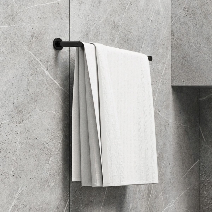 OMNIRES MP60216BL - Стенна закачалка за кърпи MODERN PROJECT 60 см матов черен