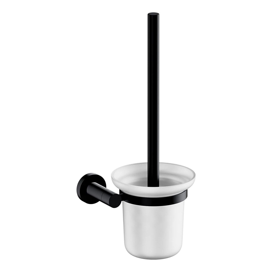 OMNIRES MP60620BL - Четка за тоалетна със стенен монтаж MODERN PROJECT матов черен