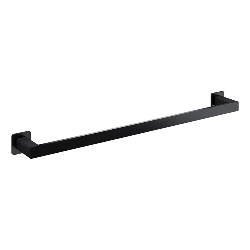 OMNIRES NL80216BL - Стенна закачалка за кърпи NELSON 62 см матов черен