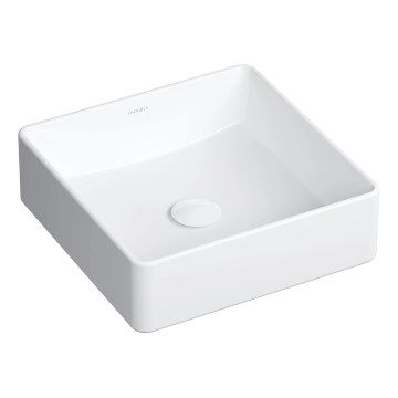 OMNIRES PASADENA360BP - Мивка за плот PASADENA 36x36 см, керамика/бял гланц