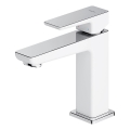 OMNIRES PM7410CRB - Смесител за умивалник PARMA 15 см лъскав хром/бял
