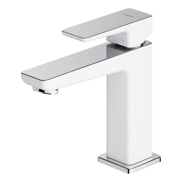 OMNIRES PM7410CRB - Смесител за умивалник PARMA 15 см лъскав хром/бял