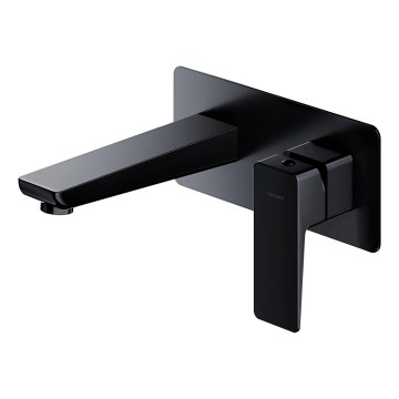 OMNIRES PM7415BL - Смесител за мивка за вграждане PARMA матово черен