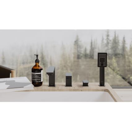 OMNIRES PM7432BL - Кранче за баня 4 отвора PARMA матов черен