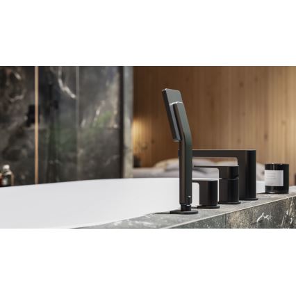 OMNIRES PM7432BL - Кранче за баня 4 отвора PARMA матов черен