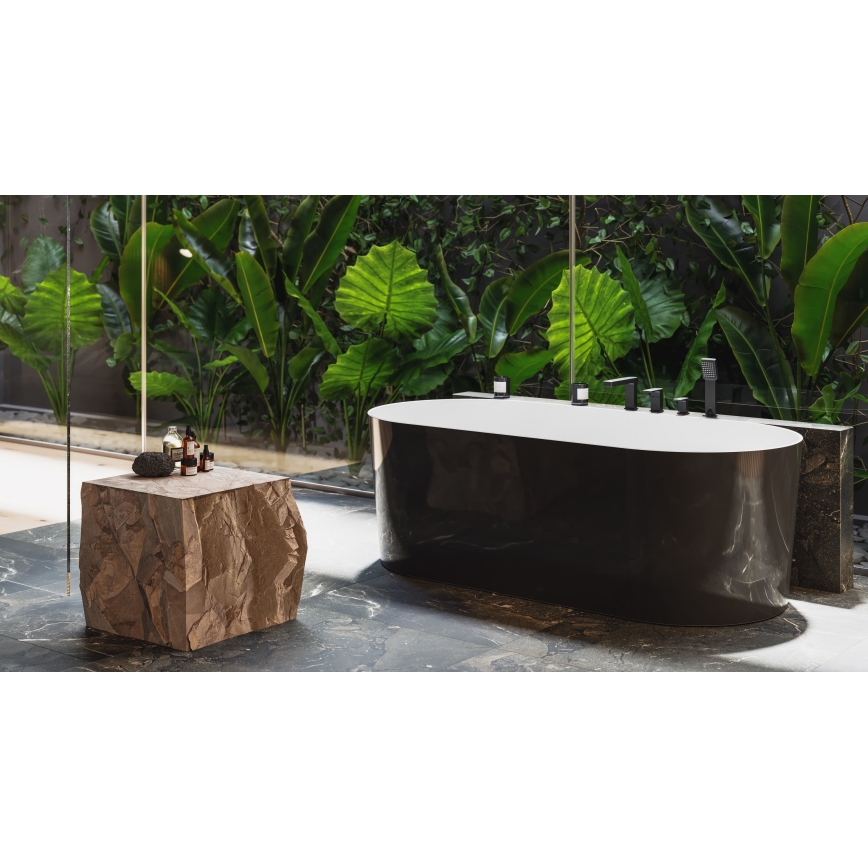 OMNIRES PM7432BL - Кранче за баня 4 отвора PARMA матов черен