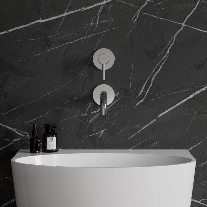 OMNIRES Y1215NCR - Смесител за мивка за вграждане Y лъскав хром