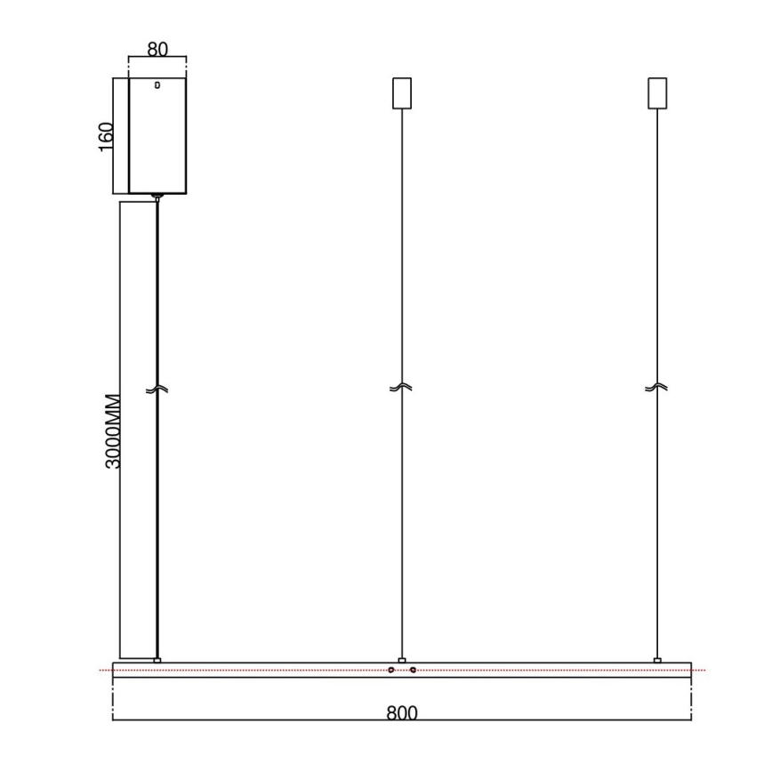 Ondaluce - димируем LED полилей с кабелно окачване SOEL LED/38W/230V 3000/4000K Ø 80 см бял