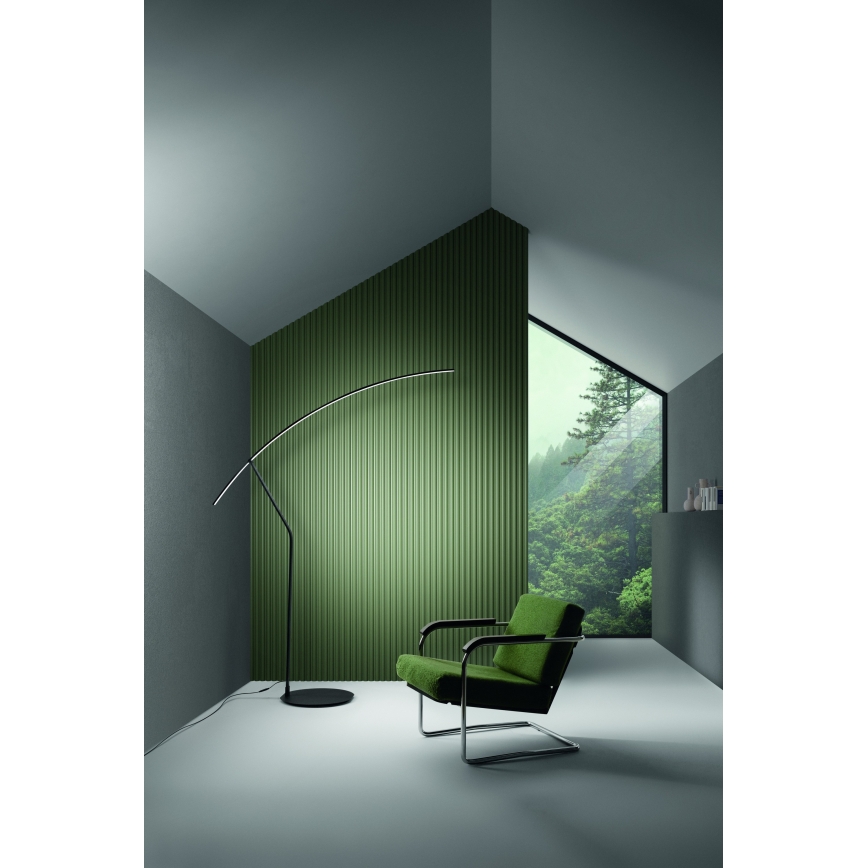 Ondaluce - димируема LED подова лампа FOLAGA LED/30W/230V черна