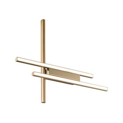 Ondaluce - Димируемо LED стенно осветително тяло MOVIDA LED/20W/230V златисто