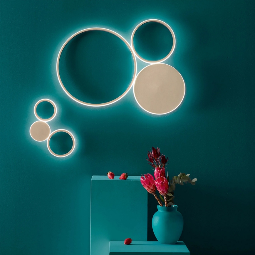 Ondaluce - димируемо LED стенно осветително тяло POIS LED/42W/230V златно