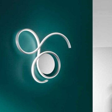 Ondaluce - димируемо LED стенно осветително тяло TWIST LED/57W/230V бяло