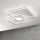 Ondaluce - димируемо LED таванно осветително тяло DOWEL LED/46W/230V 55x55 cm сребристо