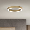 Ondaluce - Димируемо LED таванно осветително тяло GLOBUS LED/40W/230V 3000/4000K Ø 60 см златисто