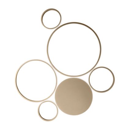 Ondaluce - Димируемо LED таванно осветително тяло POIS LED/68W/230V златно