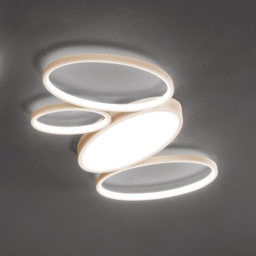 Ondaluce - димируемо LED таванно осветително тяло RICE LED/34W/230V 45x80 см златисто