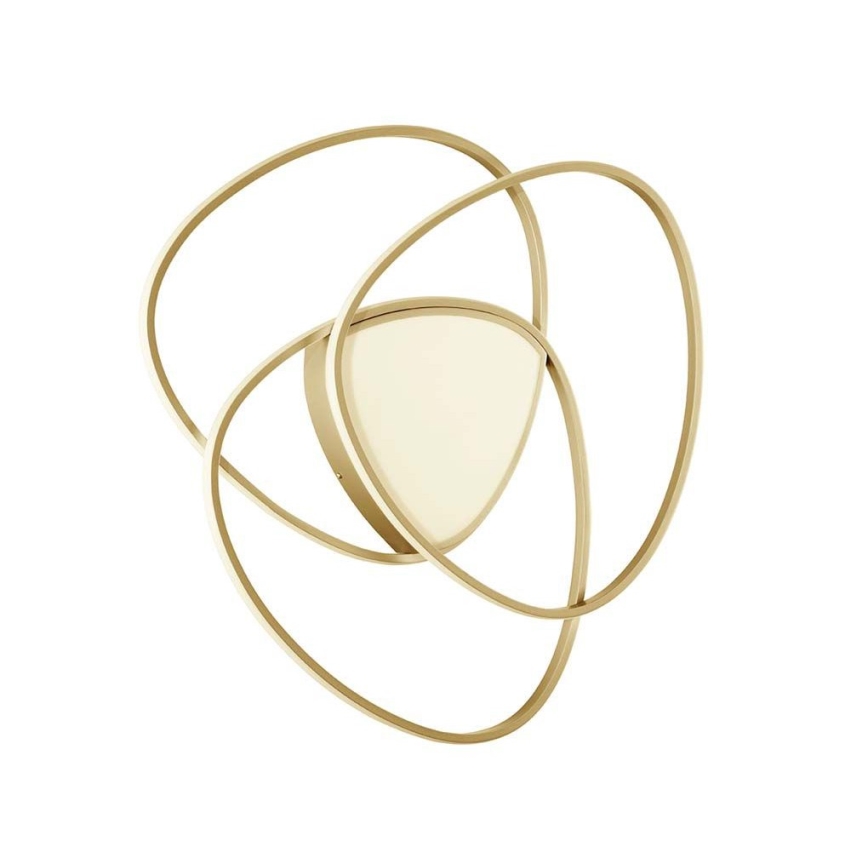 Ondaluce - димируемо LED таванно осветително тяло ROSE LED/60W/230V златисто