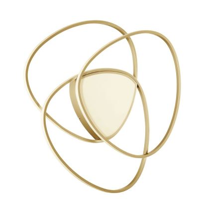 Ondaluce - димируемо LED таванно осветително тяло ROSE LED/80W/230V, златно