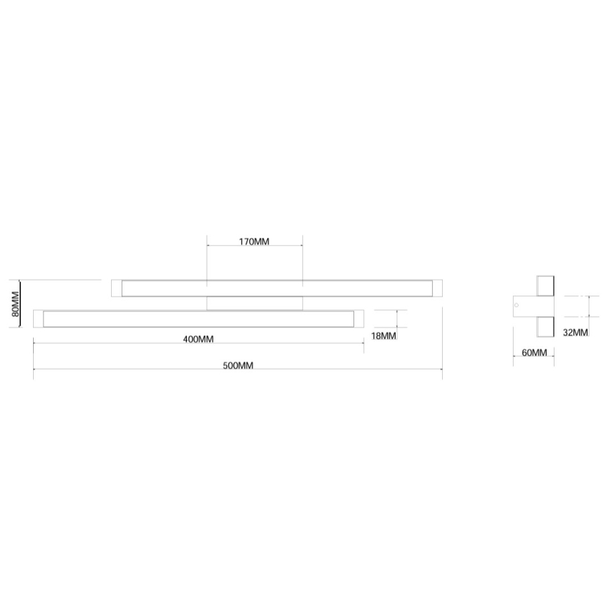 Ondaluce - Димируемо стенно LED осветително тяло MOVIDA LED/16W/230V златно