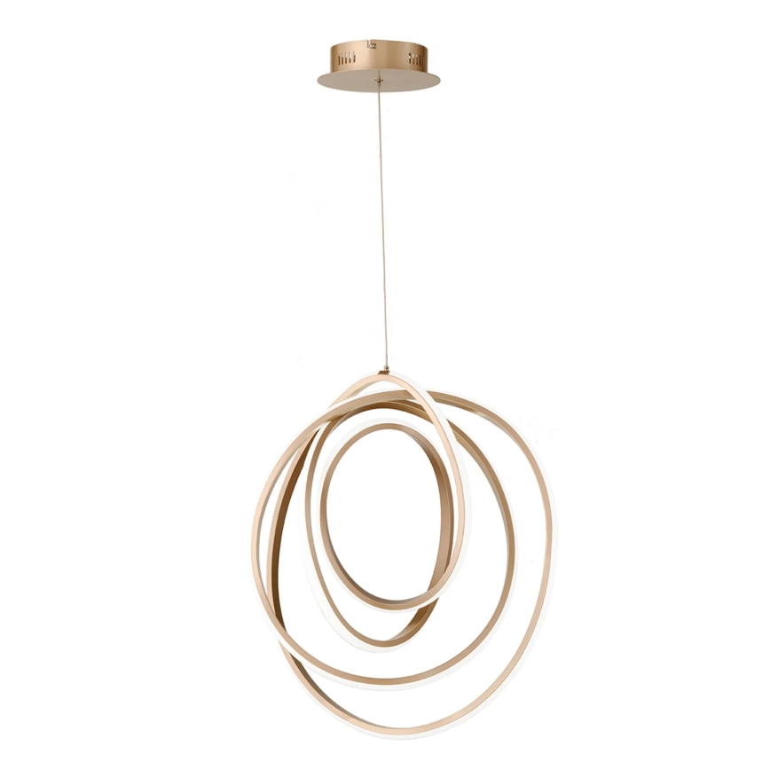 Ondaluce - LED димируем полилей на кабел GOLDEN LED/50W/230V Ø 50 см златист