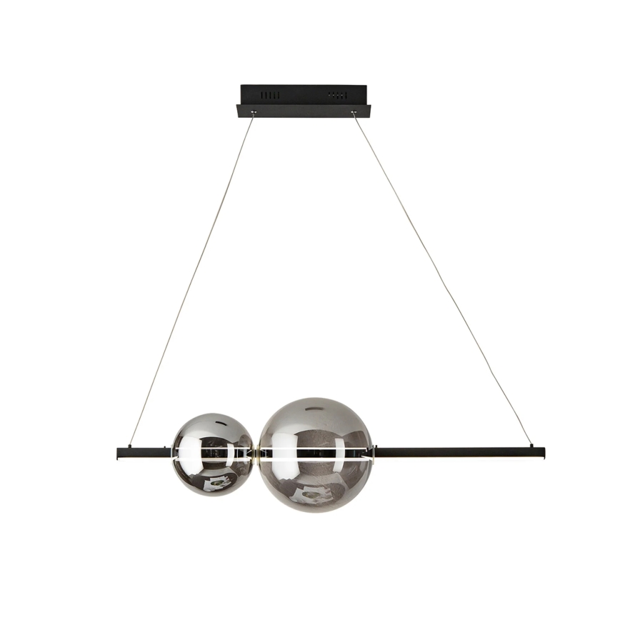 Ondaluce - LED димируема лампа на кабел FUFI LED/40W/230V черна/опушена черна