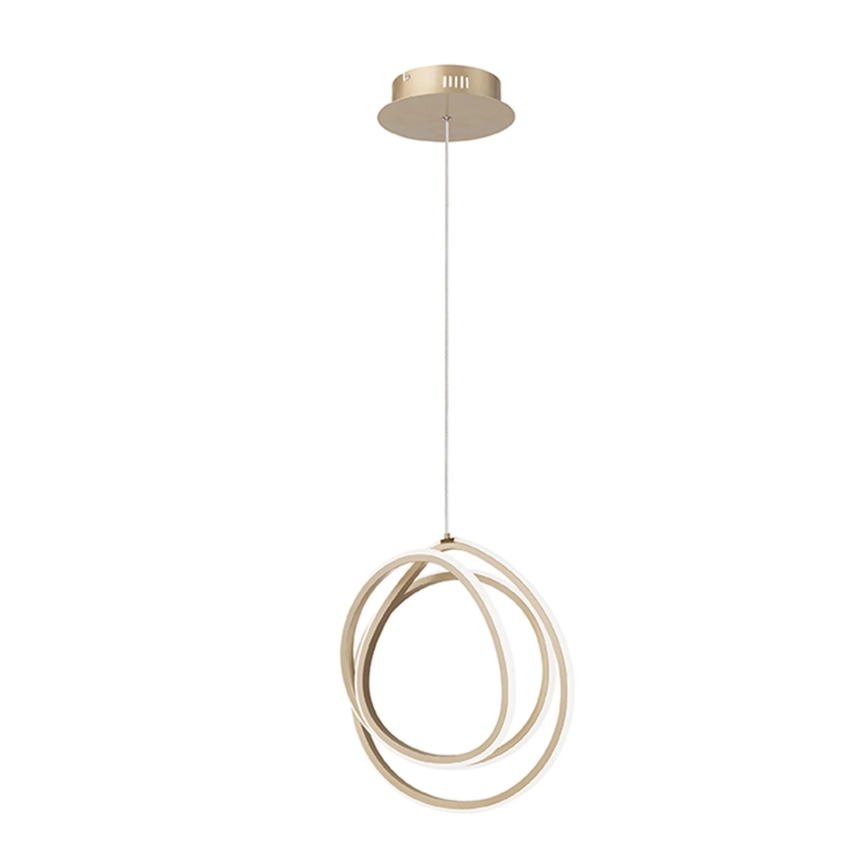 Ondaluce - LED димируема люстра на кабел GOLDEN LED/28W/230V pr. 31,5 см златна