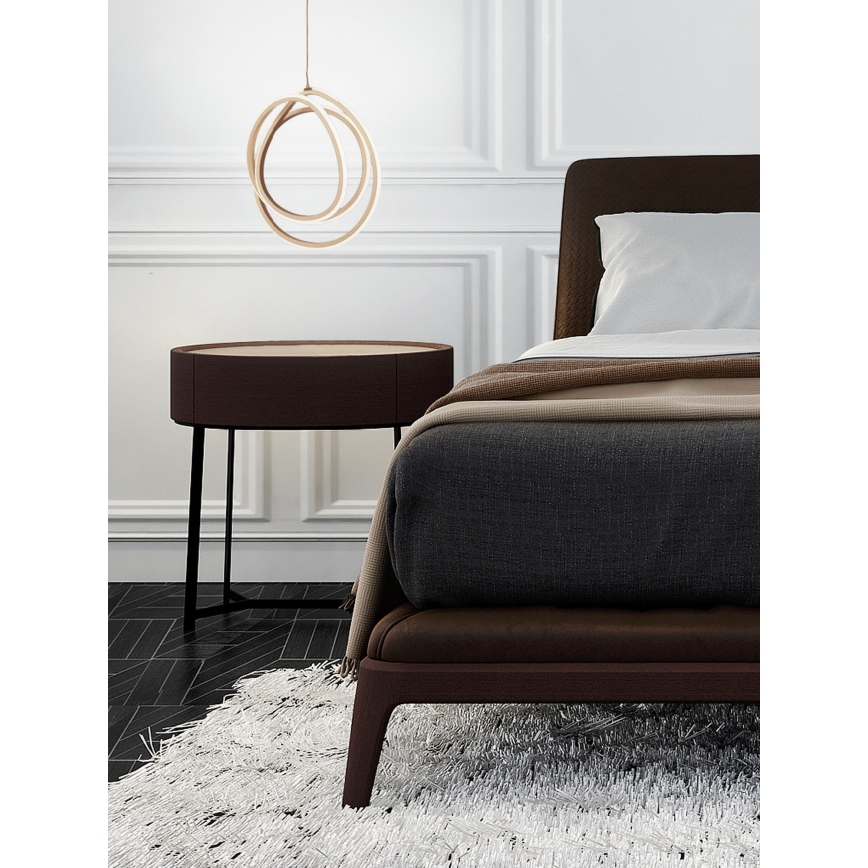 Ondaluce - LED димируема люстра на кабел GOLDEN LED/28W/230V pr. 31,5 см златна