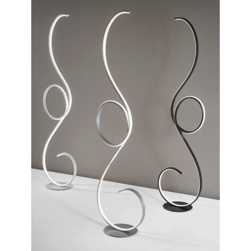 Ondaluce - LED димируема подова лампа FLOK LED/44W/230V бяла