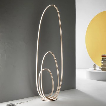 Ondaluce - LED димируема подова лампа GOLDEN LED/45W/230V златна