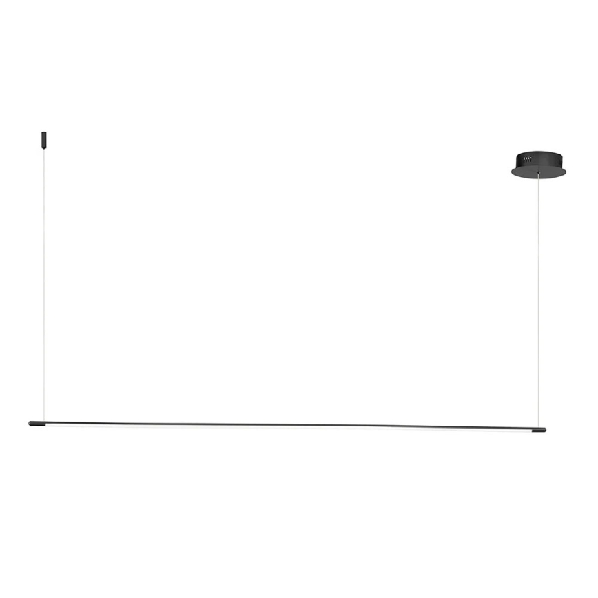 Ondaluce - LED димируема висяща лампа на кабел GENIUS LED/28W/230V черна