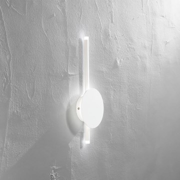 Ondaluce - LED димируемо стенено осветително тяло JAMES LED/16W/230V бяло