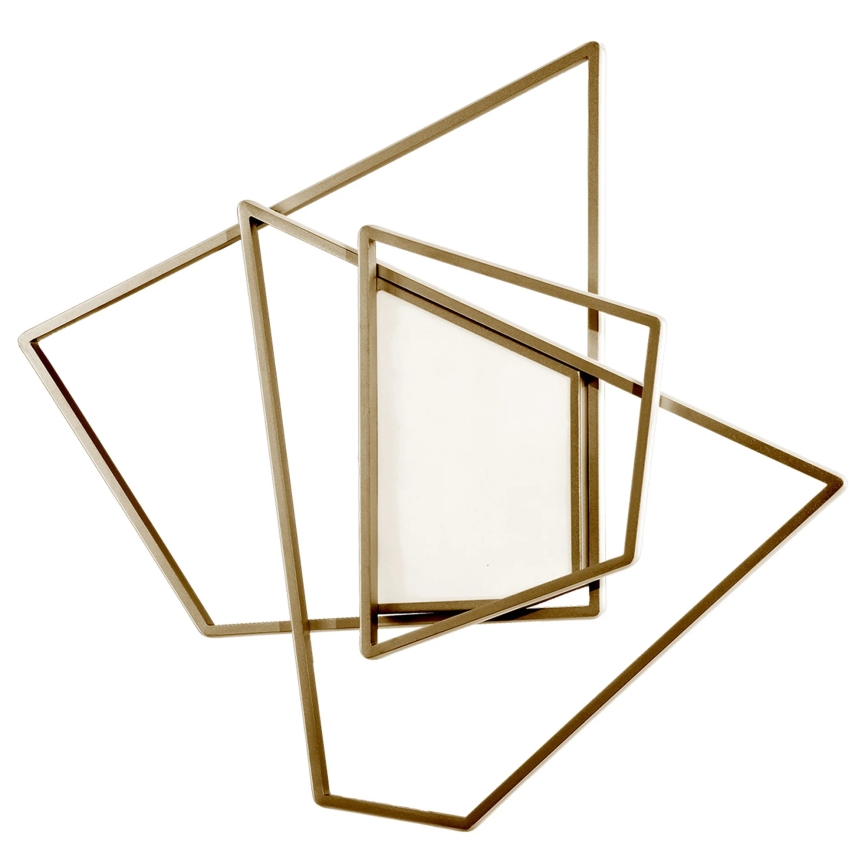 Ondaluce - LED димируемо таванно осветително тяло GALAXY LED/90W/230V 71x84 cm златно