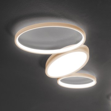 Ondaluce - LED димируемо таванно осветително тяло RICE LED/25W/230V 38x63 cm златно